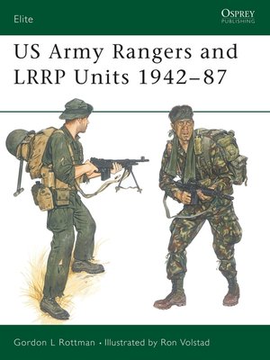 cover image of US Army Rangers & LRRP Units 1942&#8211;87